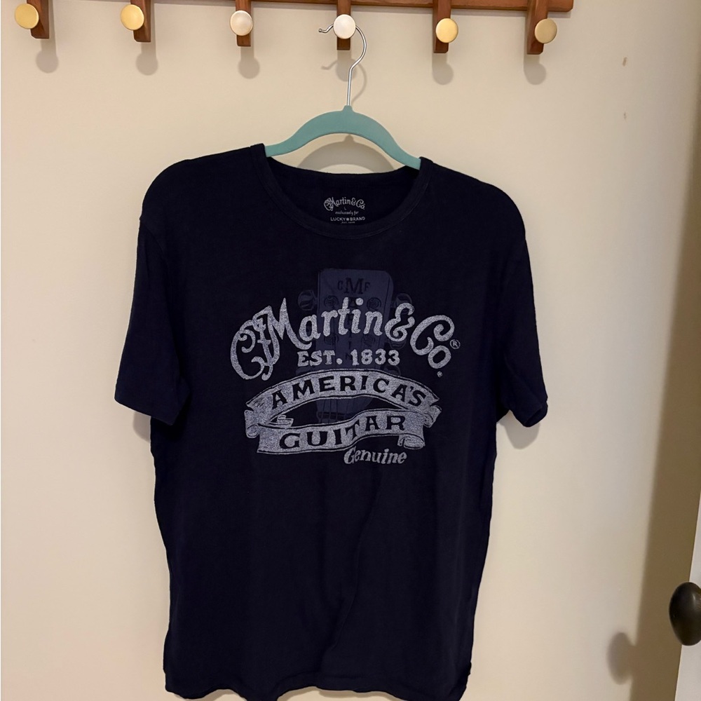 Lucky Brand Navy Graphic Tee